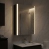 Armoire Miroir de Salle de Bain Chêne noir 33 x 11,5 x 50 cm 623521623521