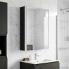 Armoire Miroir de Salle de Bain Chêne noir 33 x 11,5 x 50 cm 623521623521