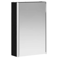 Armoire Miroir de Salle de Bain Chêne noir 33 x 11,5 x 50 cm 623521623521