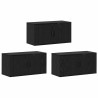 Ensemble de meuble TV mural 3 pcs Chêne noir 80 x 34,5 x 40 cm 623524623524