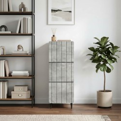 Armoire à tiroirs Gris béton 33 x 34,5 x 92 cm 623528623528