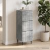 Armoire à tiroirs Gris béton 33 x 34,5 x 92 cm 623528623528