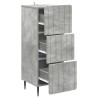 Armoire à tiroirs Gris béton 33 x 34,5 x 92 cm 623528623528