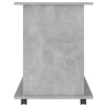 Armoire à roulettes Gris béton 60x45x60 cm Bois d’ingénierie 623531623531