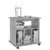Armoire à roulettes Gris béton 60x45x60 cm Bois d’ingénierie 623531623531