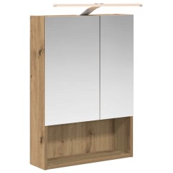 Armoire Miroir de Salle de Bain Chêne artisan 50 x 14,5 x 70 cm 623532623532