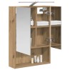 Armoire Miroir de Salle de Bain Chêne artisan 50 x 14,5 x 70 cm 623532623532