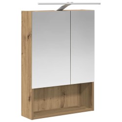 Armoire Miroir de Salle de Bain Chêne artisan 50 x 14,5 x 70 cm 623532623532