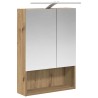 Armoire Miroir de Salle de Bain Chêne artisan 50 x 14,5 x 70 cm 623532623532