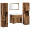 Ensemble de rangement Montage mural 4 pcs Bois d'ingénierie 623533623533