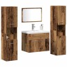 Ensemble de rangement Montage mural 4 pcs Bois d'ingénierie 623533623533