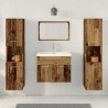 Ensemble de rangement Montage mural 4 pcs Bois d'ingénierie 623533623533