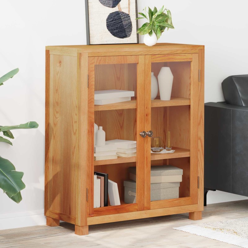Armoire avec porte Marron 80 x 35 x 95 cm Bois de chêne massif 623536623536