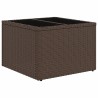 Ensemble de canapé de jardin 6 pcs avec coussins marron résine tressée 623543623543