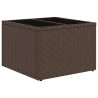 Ensemble de canapé de jardin 6 pcs avec coussins marron résine tressée 623545623545