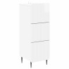 Armoire à tiroirs Blanc brillant 33 x 34,5 x 92 cm 623547623547