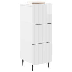 Armoire à tiroirs Blanc brillant 33 x 34,5 x 92 cm 623547623547