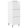 Armoire à tiroirs Blanc brillant 33 x 34,5 x 92 cm 623547623547
