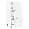 Armoire à tiroirs Blanc brillant 33 x 34,5 x 92 cm 623547623547