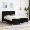Cadre de lit Noir 160 x 200 cm Polyester 623561623561