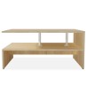 Table basse Bois d'ingénierie 90x59x42 cm Chêne 623562623562