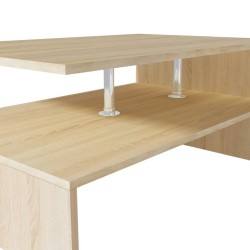 Table basse Bois d'ingénierie 90x59x42 cm Chêne 623562623562