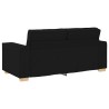 Canapé 2 places Noir 180x78x84 cm Tissu 623568623568