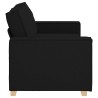 Canapé 2 places Noir 180x78x84 cm Tissu 623568623568