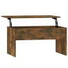 Table basse Chêne fumé 80x50,5x41,5 cm Bois d'ingénierie 623572623572