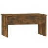 Table basse Chêne fumé 80x50,5x41,5 cm Bois d'ingénierie 623572623572