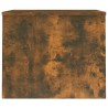 Table basse Chêne fumé 80x50,5x41,5 cm Bois d'ingénierie 623572623572