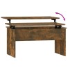 Table basse Chêne fumé 80x50,5x41,5 cm Bois d'ingénierie 623572623572