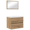 Ensemble de mobilier de salle de bain 3 pc Chêne artisanal 623574623574