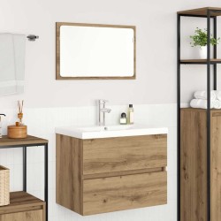 Ensemble de mobilier de salle de bain 3 pc Chêne artisanal 623574623574