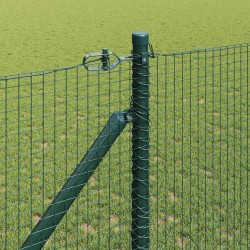 Clôture en fil soudé avec pointes 10 x 1 m Vert Maille 623577623577