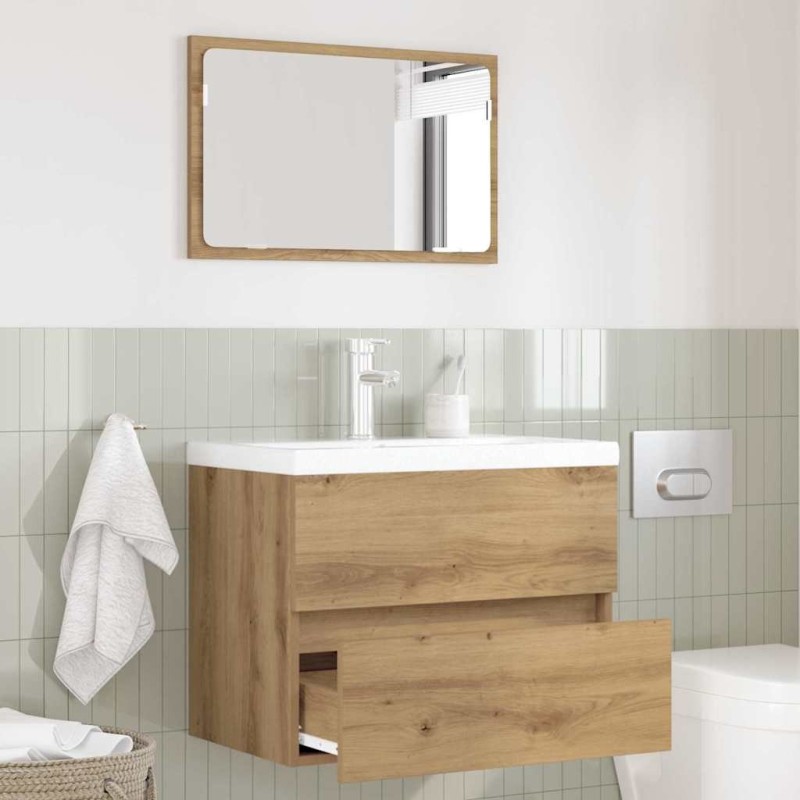 Ensemble de mobilier de salle de bain 2 pc Chêne artisanal 623581623581
