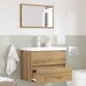 Ensemble de mobilier de salle de bain 2 pc Chêne artisanal 623581623581