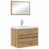 Ensemble de mobilier de salle de bain 2 pc Chêne artisanal 623581623581