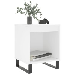 Tables de chevet 2 pcs blanc 40x35x50 cm bois d’ingénierie 623588623588