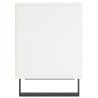 Tables de chevet 2 pcs blanc 40x35x50 cm bois d’ingénierie 623588623588