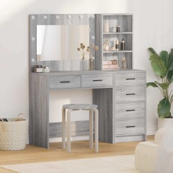 Table de Toilette avec tiroir Gris clair 78.5 x 41 x 135 cm 623589623589