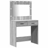 Table de Toilette avec tiroir Gris clair 78.5 x 41 x 135 cm 623589623589