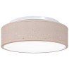 Lampe de plafond Taupe 38 x 38 x 13,5 cm tissu 623590623590