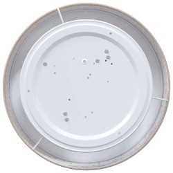 Lampe de plafond Taupe 38 x 38 x 13,5 cm tissu 623590623590