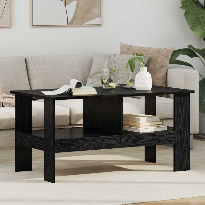 Table basse Chêne noir 90 x 50 x 45 cm Bois d'ingénierie 623591623591