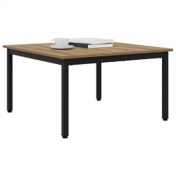 Table basse Chêne artisan 80 x 80 x 45 cm Bois d'ingénierie 623597623597
