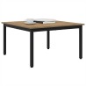 Table basse Chêne artisan 80 x 80 x 45 cm Bois d'ingénierie 623597623597