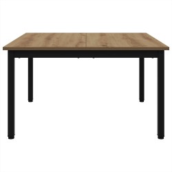 Table basse Chêne artisan 80 x 80 x 45 cm Bois d'ingénierie 623597623597