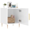 Tables de chevet 2 pcs blanc brillant 40x40x50 cm 623600623600