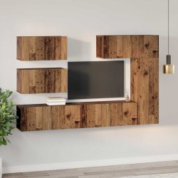 Ensemble meuble TV 6 pcs Bois Ancien Bois d'ingénierie 623602623602